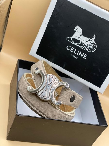حزام Celine✨جلد اصلي مختوم مع علبة✨