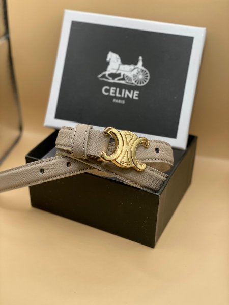 حزام Celine✨ جلد اصلي مختوم مع علبة✨