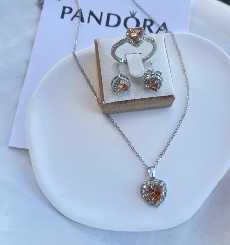 طقم Pandora لون برتقالي